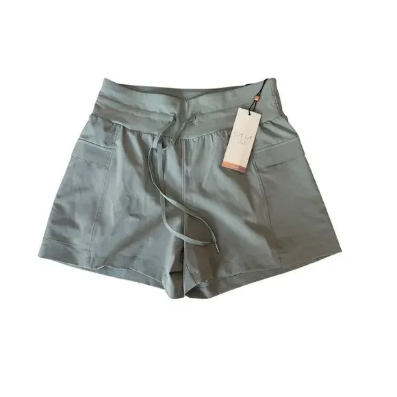 CALIA Women's Gray Bog Truelight Cargo Shorts Size XS - Picture 2 of 6